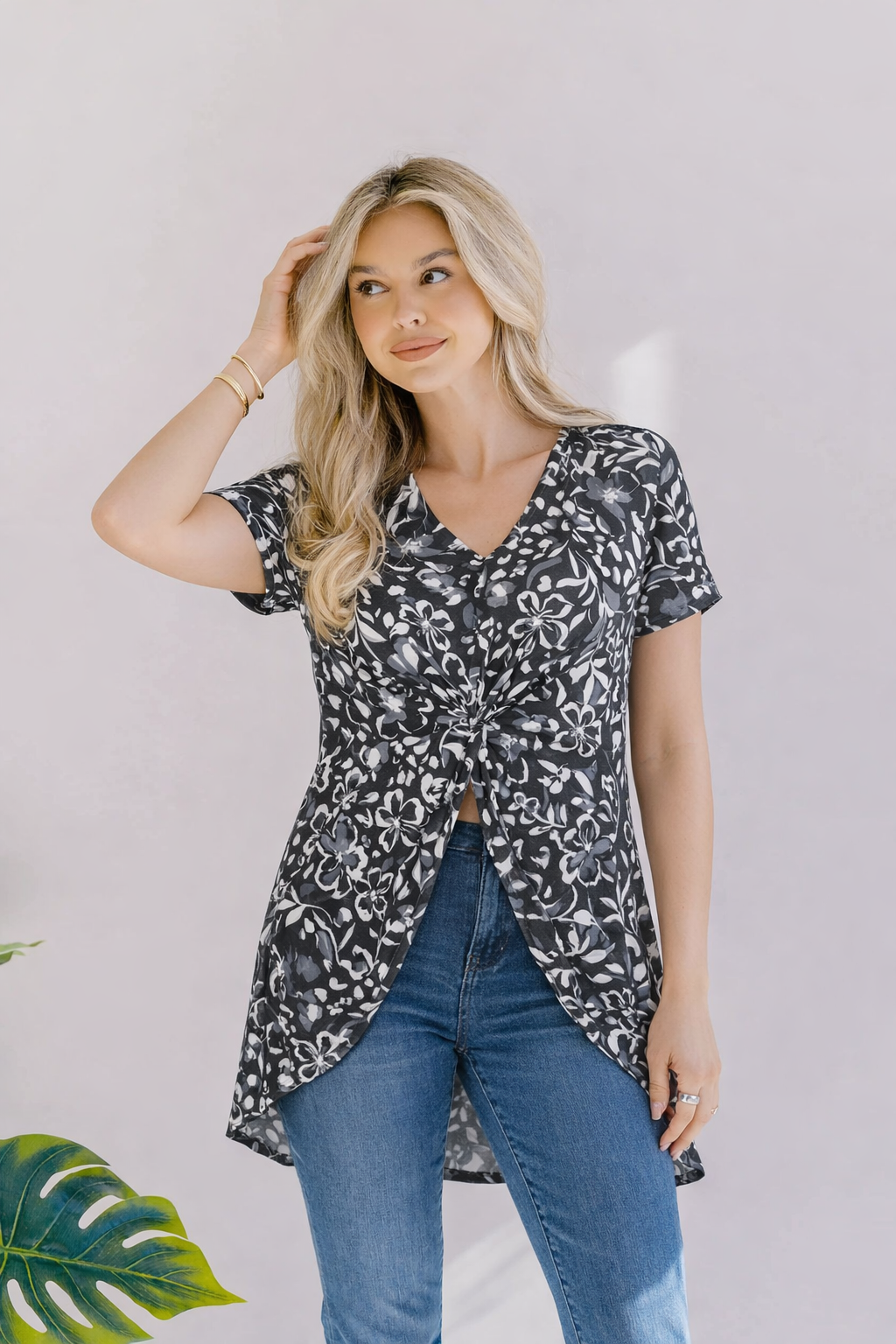 Hyacinth High Low Top