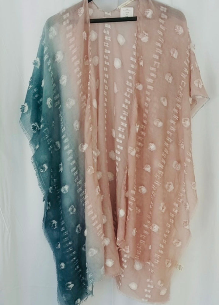 Lemonade Breeze Kimono- New Color Pink/Blue
