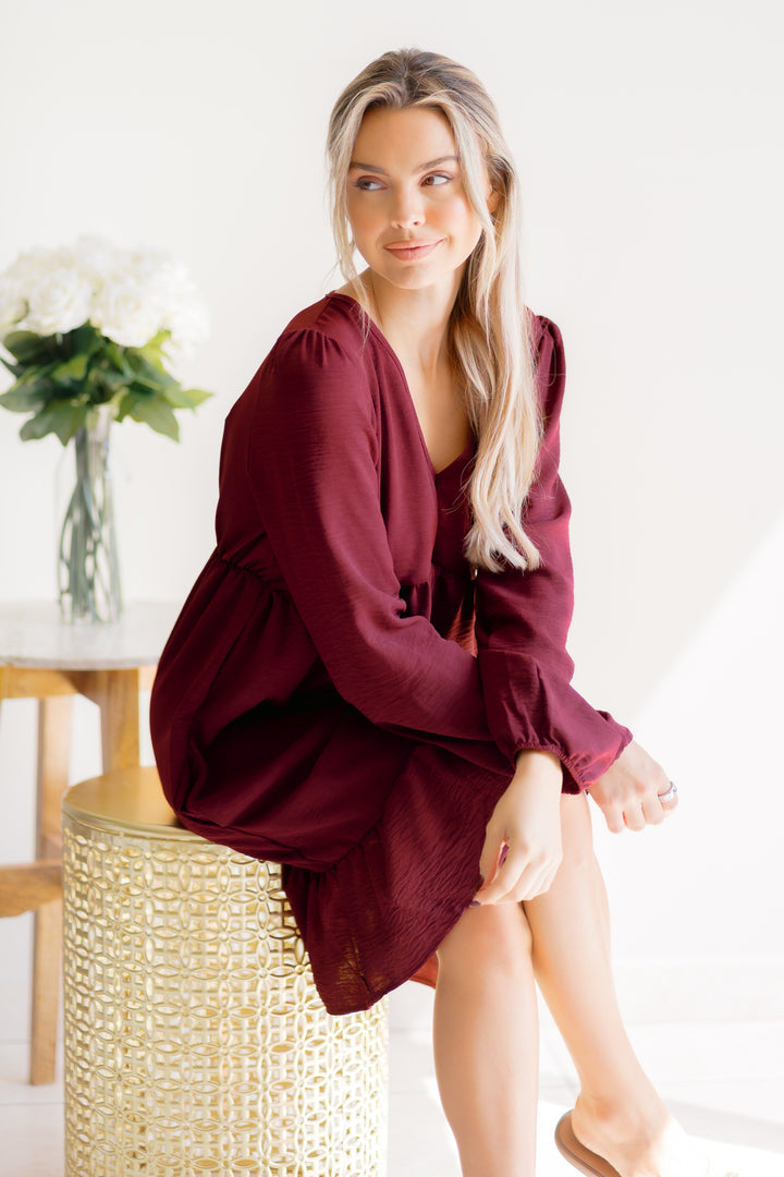 Burgundy Bliss Dress