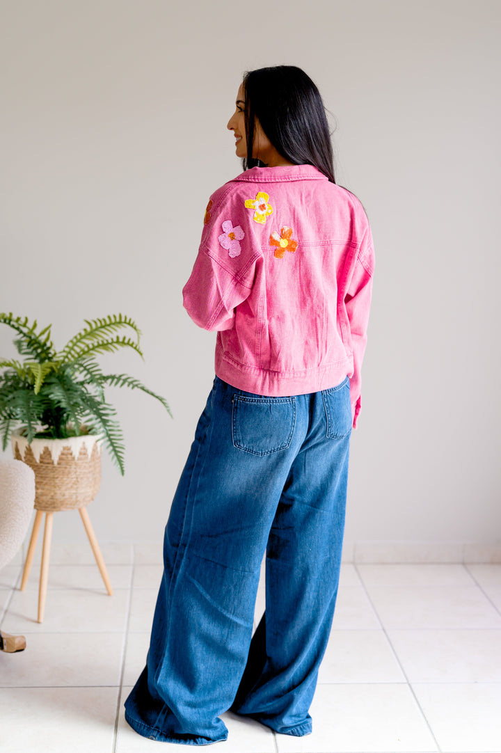 Sequin Petal Pop Jacket