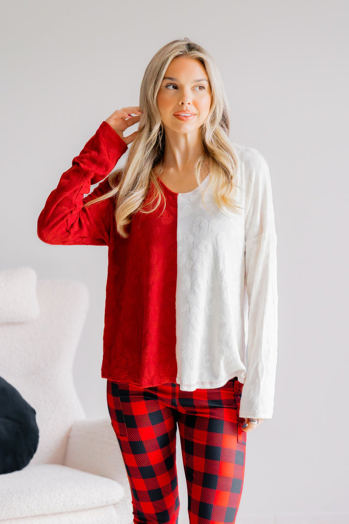 Merry Mint Split Top