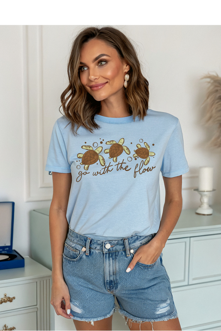 Go With The Flow Graphic Tee