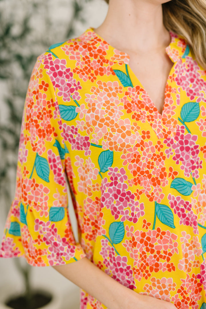 Lizzy Sunday Dress in Leaf Multi Floral- 3/3/2026