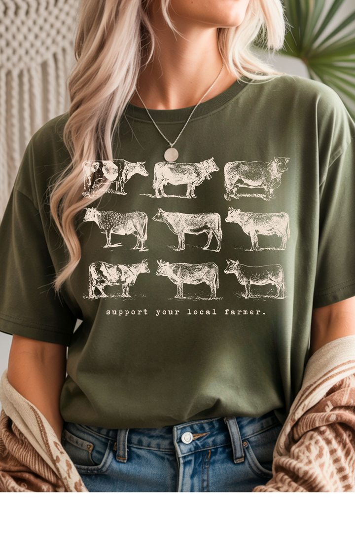 Support Your Local Farmer Graphic Tee