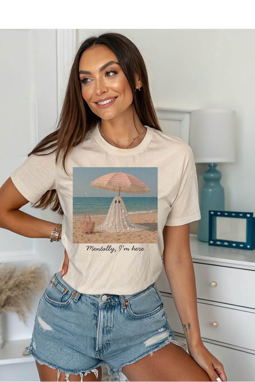 Beach Ghost Graphic Tee