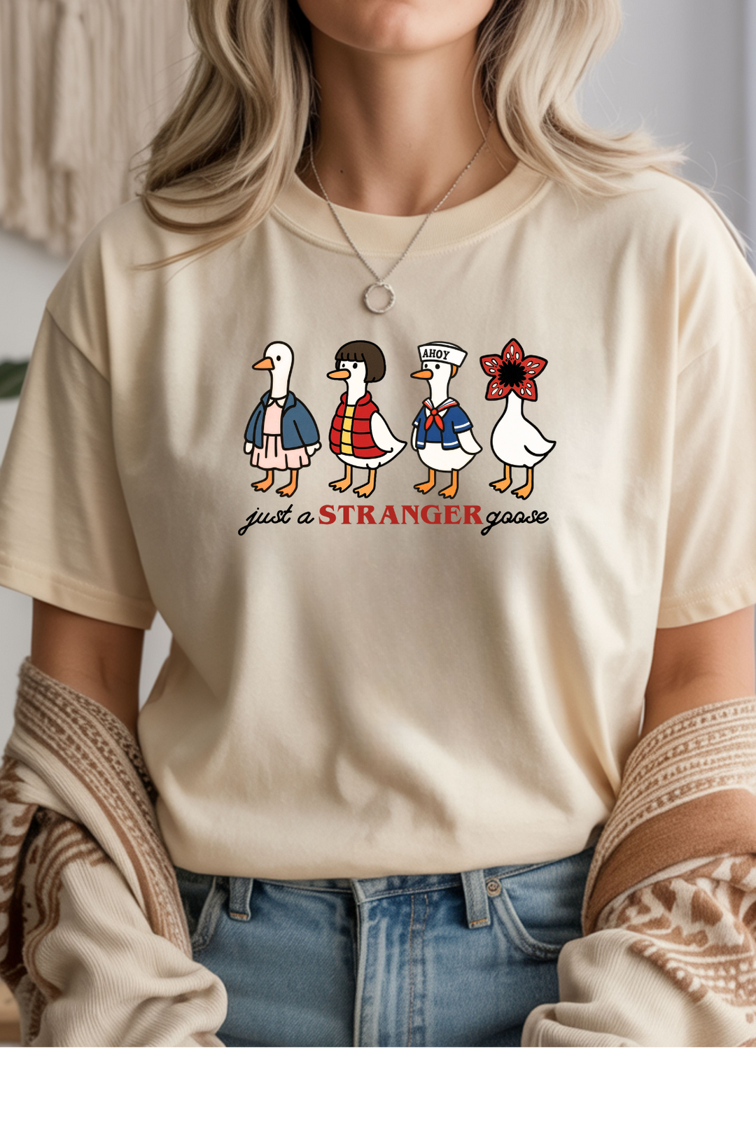 Stranger Goose Graphic Tee