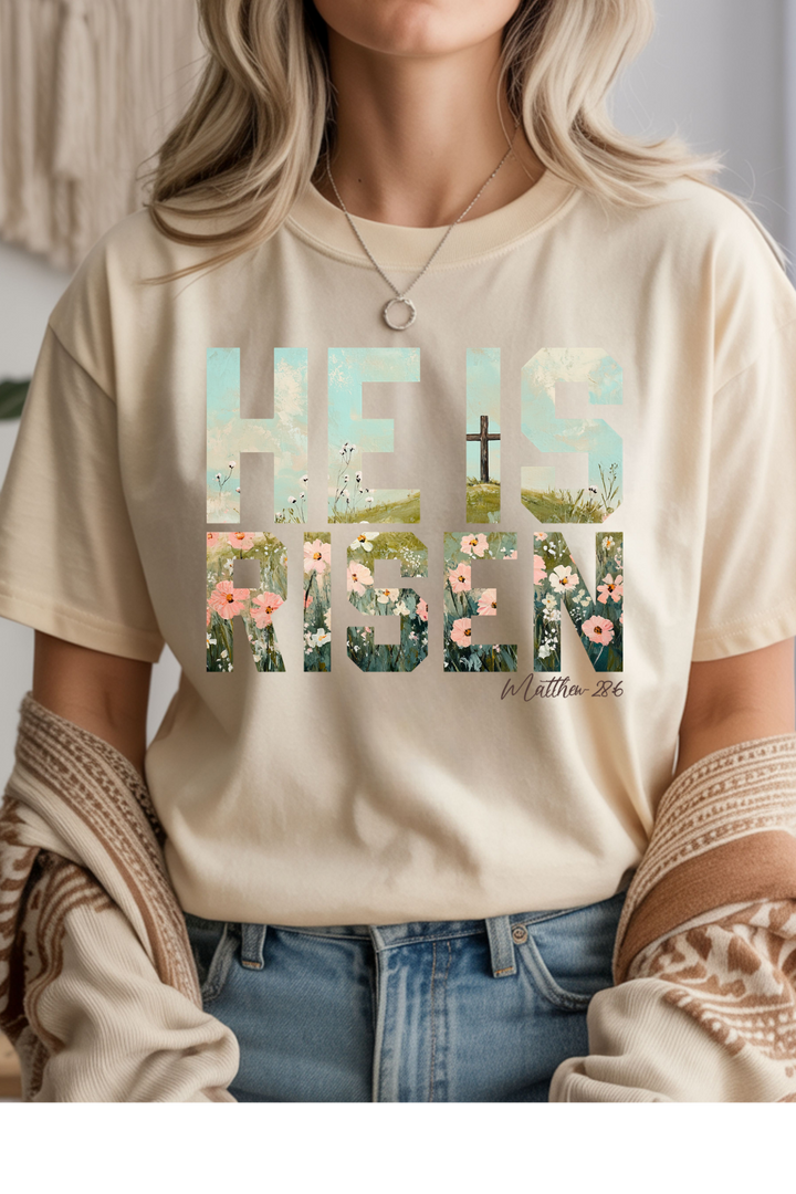 He Is Risen Graphic Tee