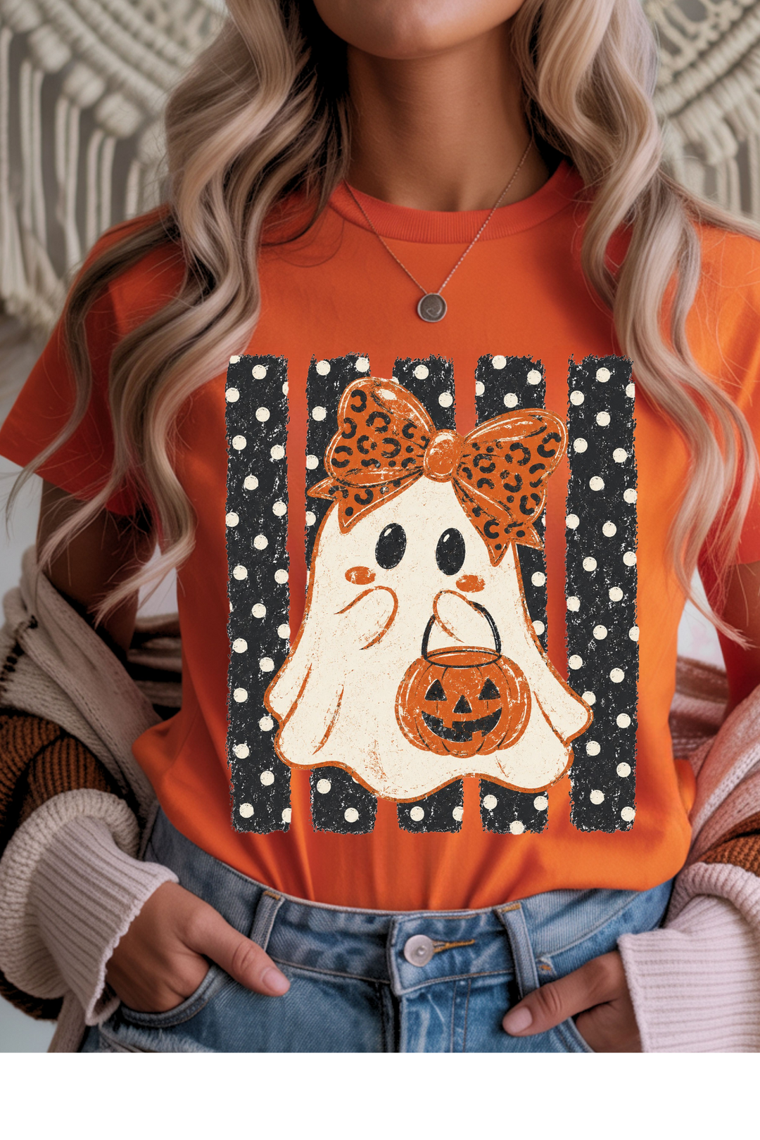 Bow Ghost Graphic Tee