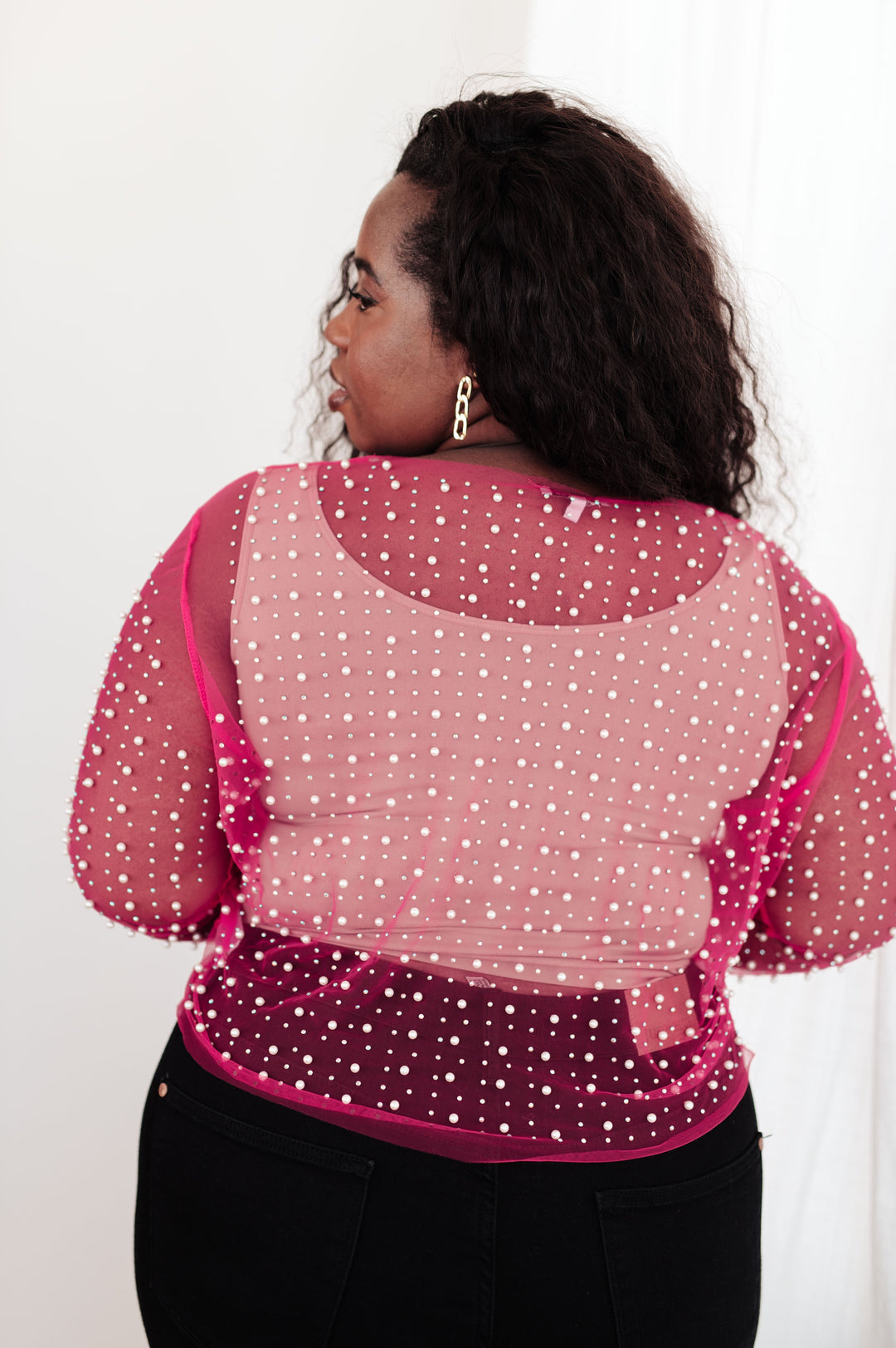 Pearl Diver Layering Top in Pink - OW *FINAL SALE*
