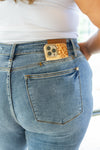 Quinn Mid Rise Cell Phone Pocket Dad Jeans By Judy Blue