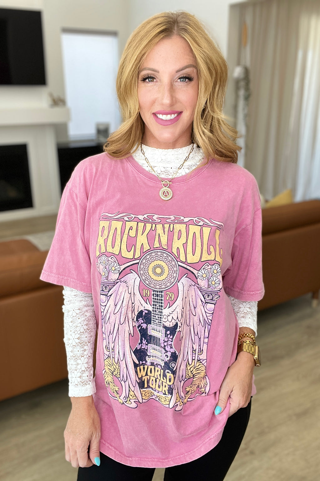 Rock N' Roll World Tour Graphic T
