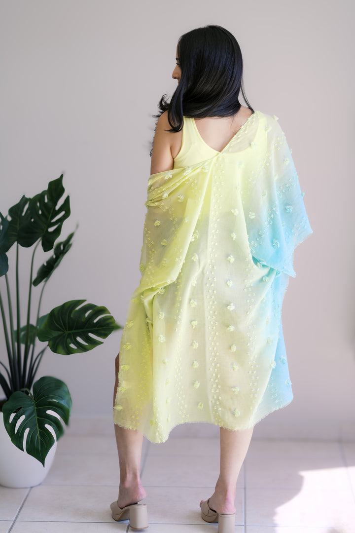 Lemonade Breeze Kimono- New Color Pink/Blue