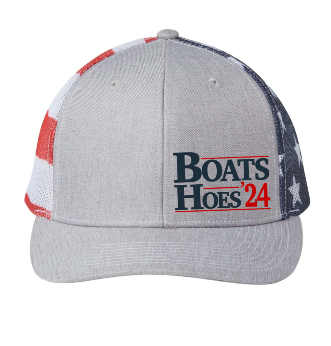 Boats N' Hoes Patriotic Hat