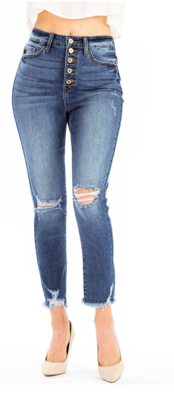 Kancan High Rise Ankle Skinny - OW *FINAL SALE*