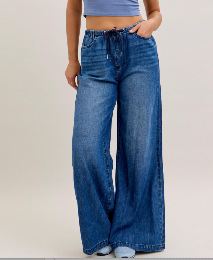 Judy Blue Palazzos Midnight Wash