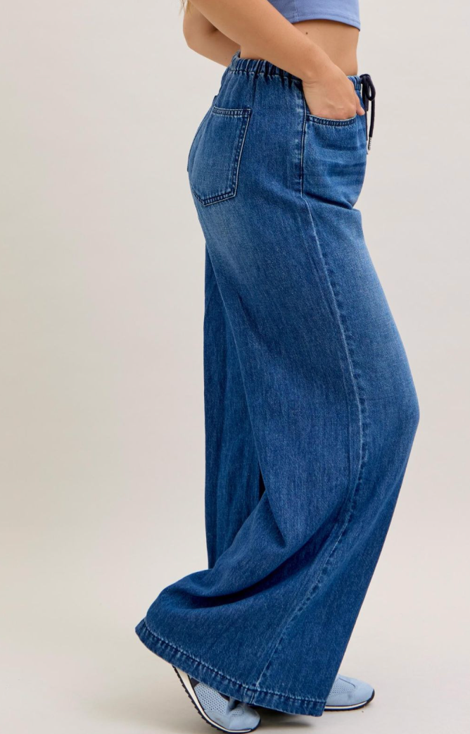 Judy Blue Palazzos Midnight Wash