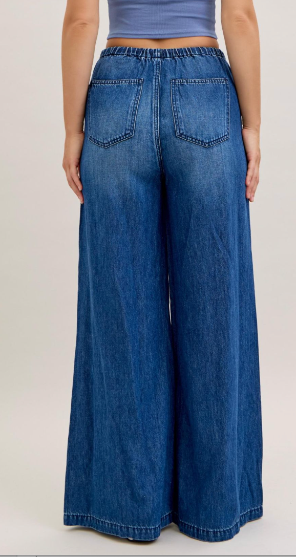 Judy Blue Palazzos Midnight Wash