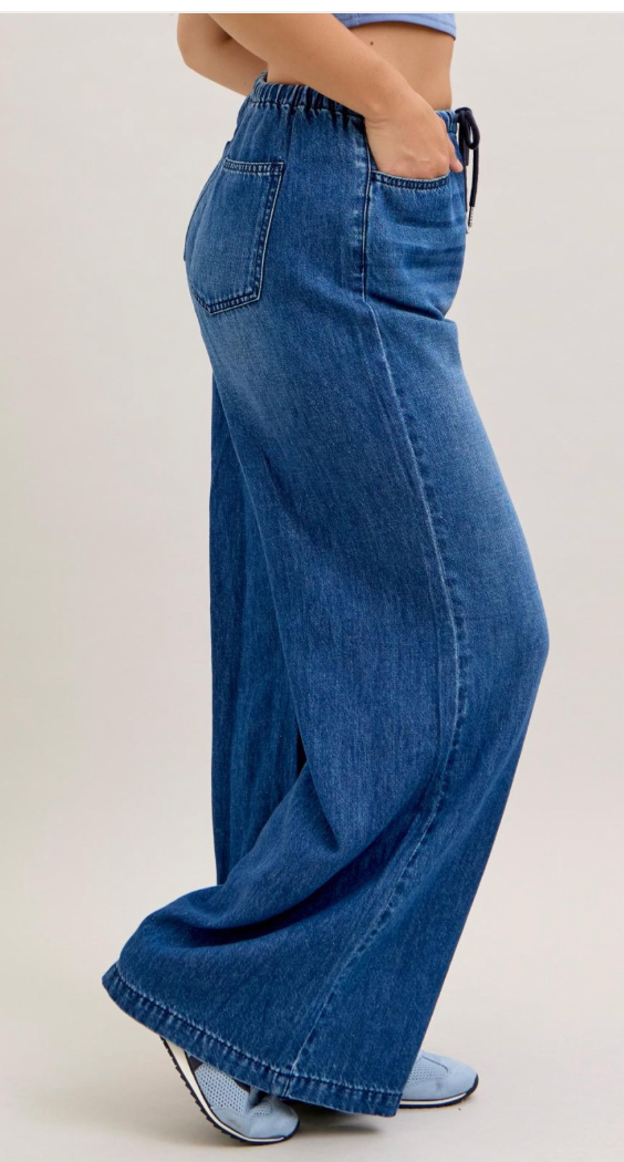 Judy Blue Palazzos Midnight Wash