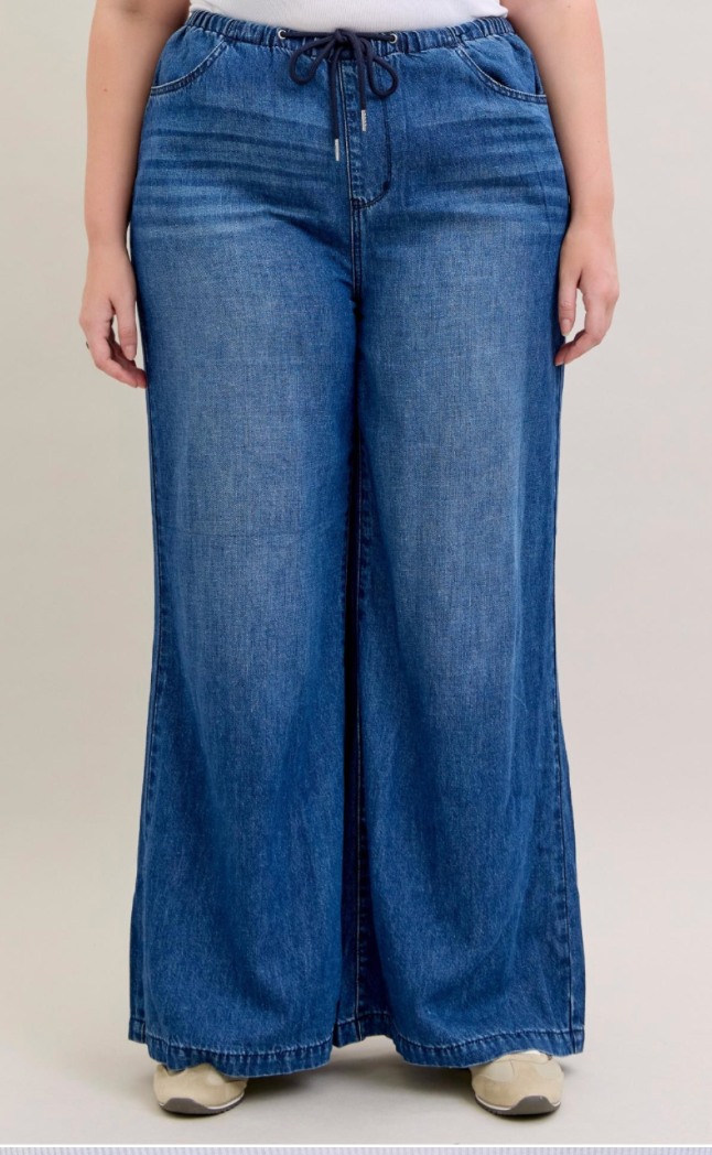 Judy Blue Palazzos Midnight Wash