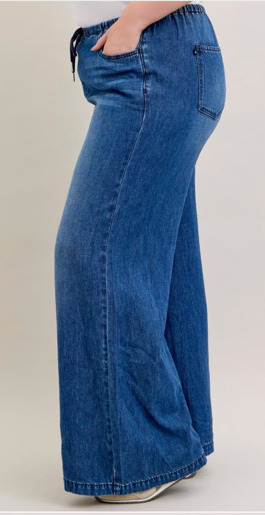 Judy Blue Palazzos Midnight Wash