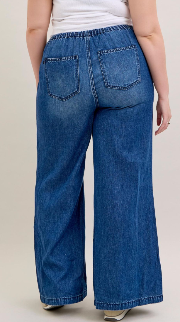 Judy Blue Palazzos Midnight Wash