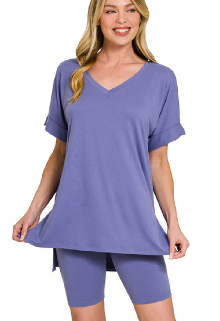 Butter Soft short Set-Zenana