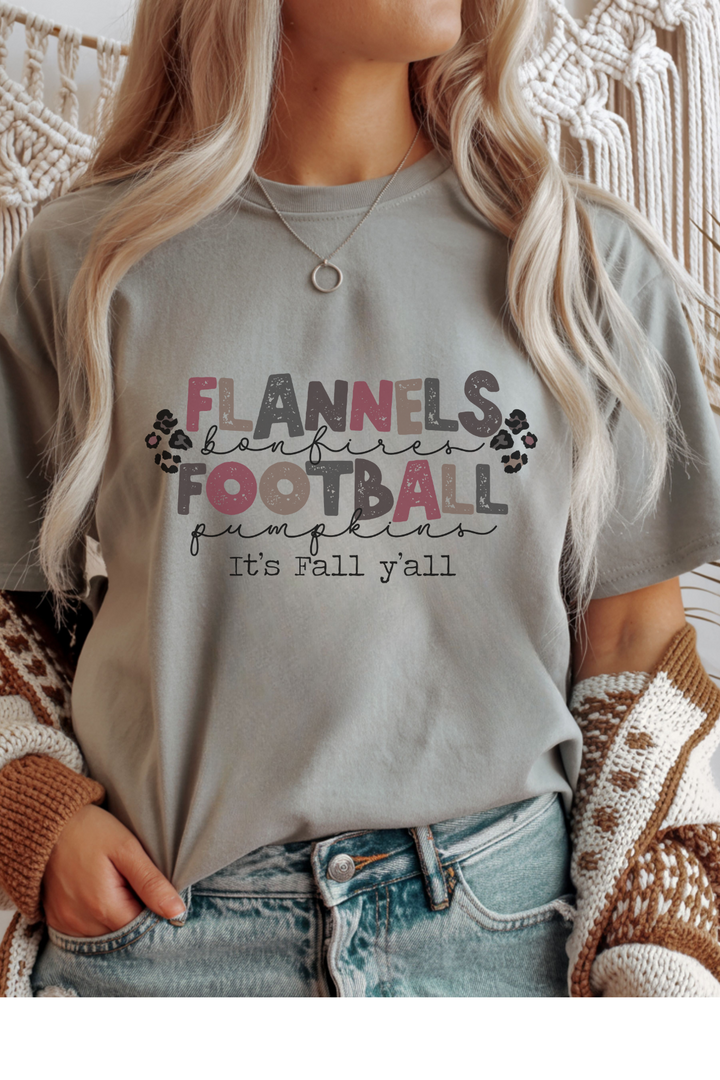 Let It's Fall Y'all Graphic Tee