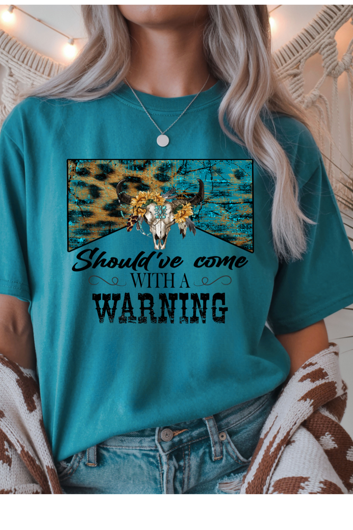 Warning Graphic Tee