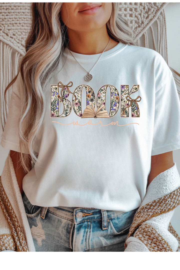 Book Worm Graphic Tee