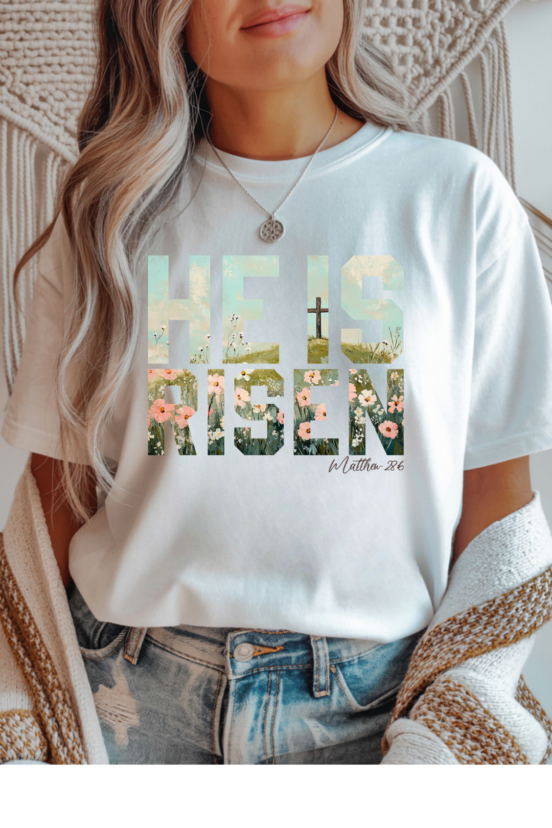 He Is Risen Graphic Tee