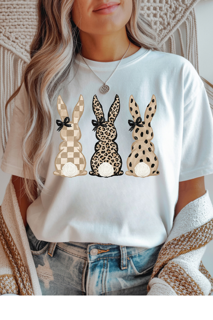 Neutral Bunnies Graphic Tee