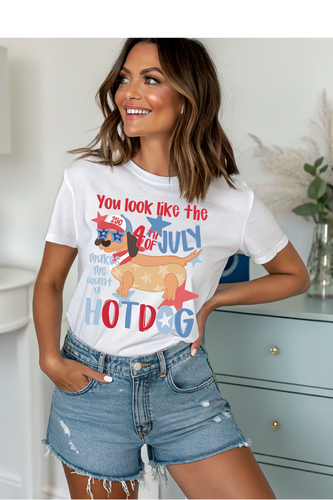 Makes Me Want a Hotdog Graphic Tee