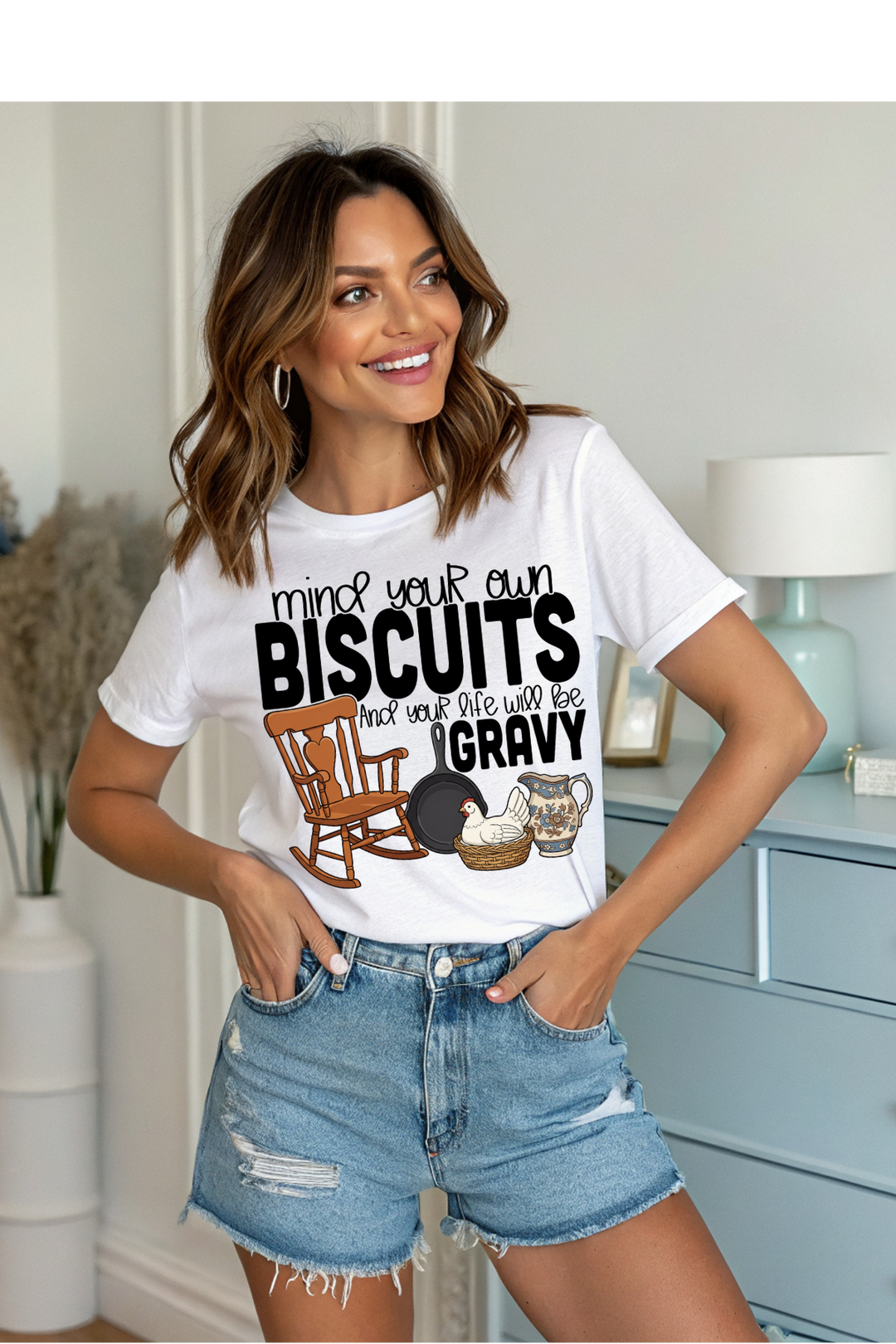 Mind Your Own Biscuits Graphic Tee