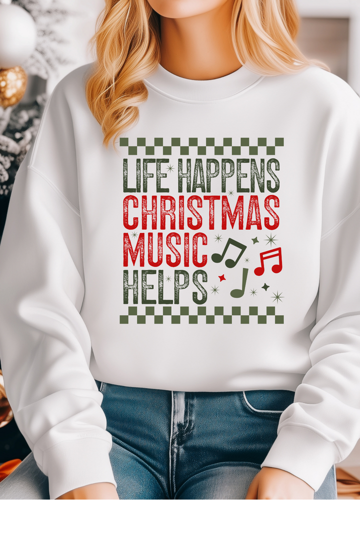 Christmas Music Helps Sweatshirt