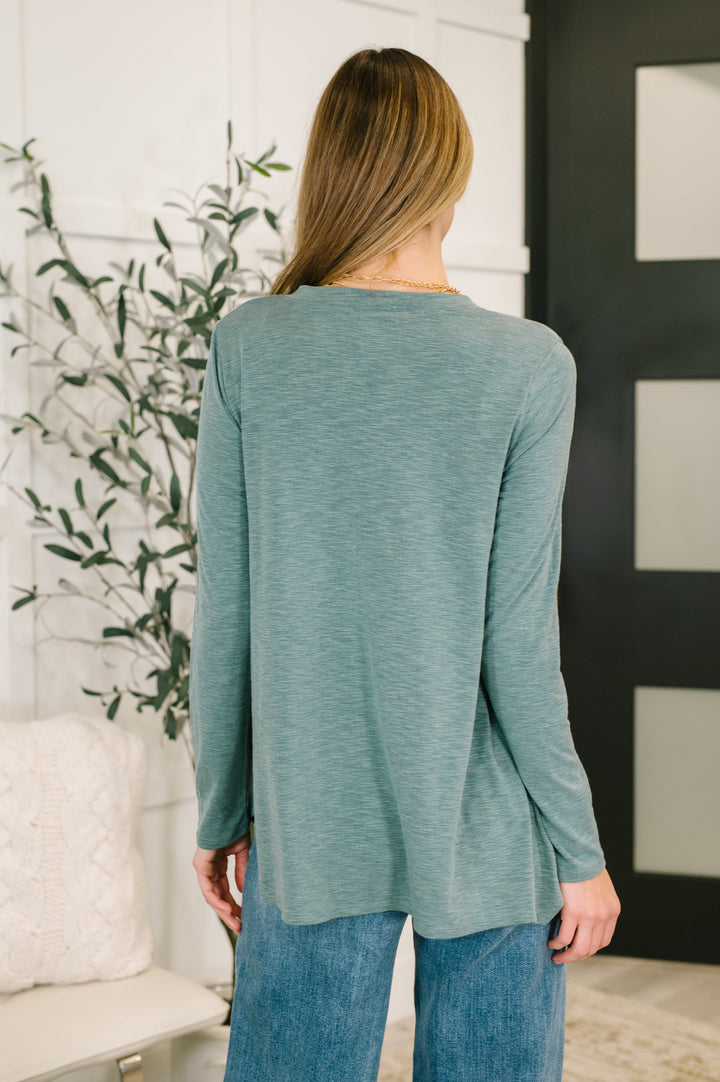 Wind off the Sea V-Neck Relaxed Top