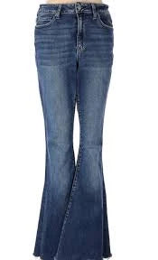 Zenana High-Rise Super Flare Jeans  - OW *FINAL SALE*