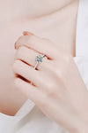 Charmed 925 Sterling Silver 2 Carat Moissanite Ring
