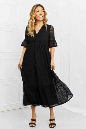 P & Rose Lovely Lace Full Size Tiered Dress