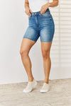 Double Trouble Tummy Control  Bermuda Shorts By Judy Blue