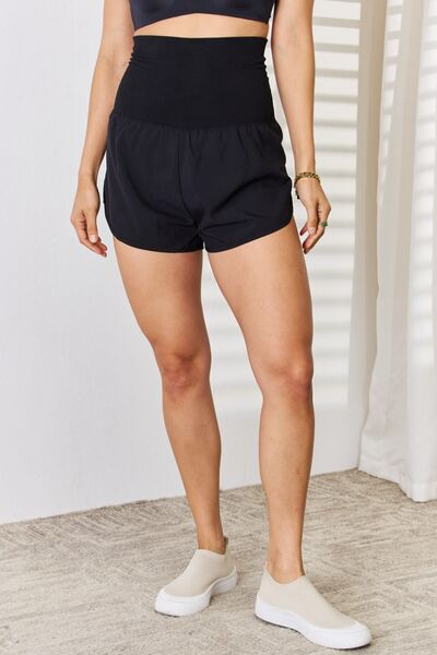 Get Out There High Waist Tummy Control Shorts By Zenana
