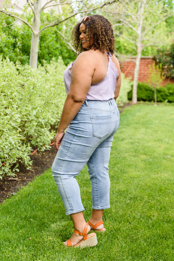 RISEN A-Game Mom Fit Jeans