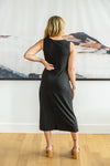 Another New Day Midi Dress in Black