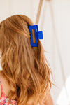 Claw Clip Set of 4 in Royal Blue