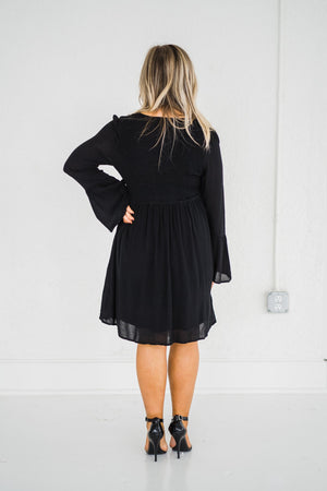 Made For You Embroidered Dress - OW *FINAL SALE*