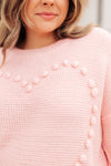 Heart Warmer Sweater in Blush