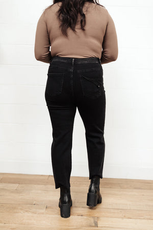 The Cool Mom RISEN High Waist Jeans In Black
