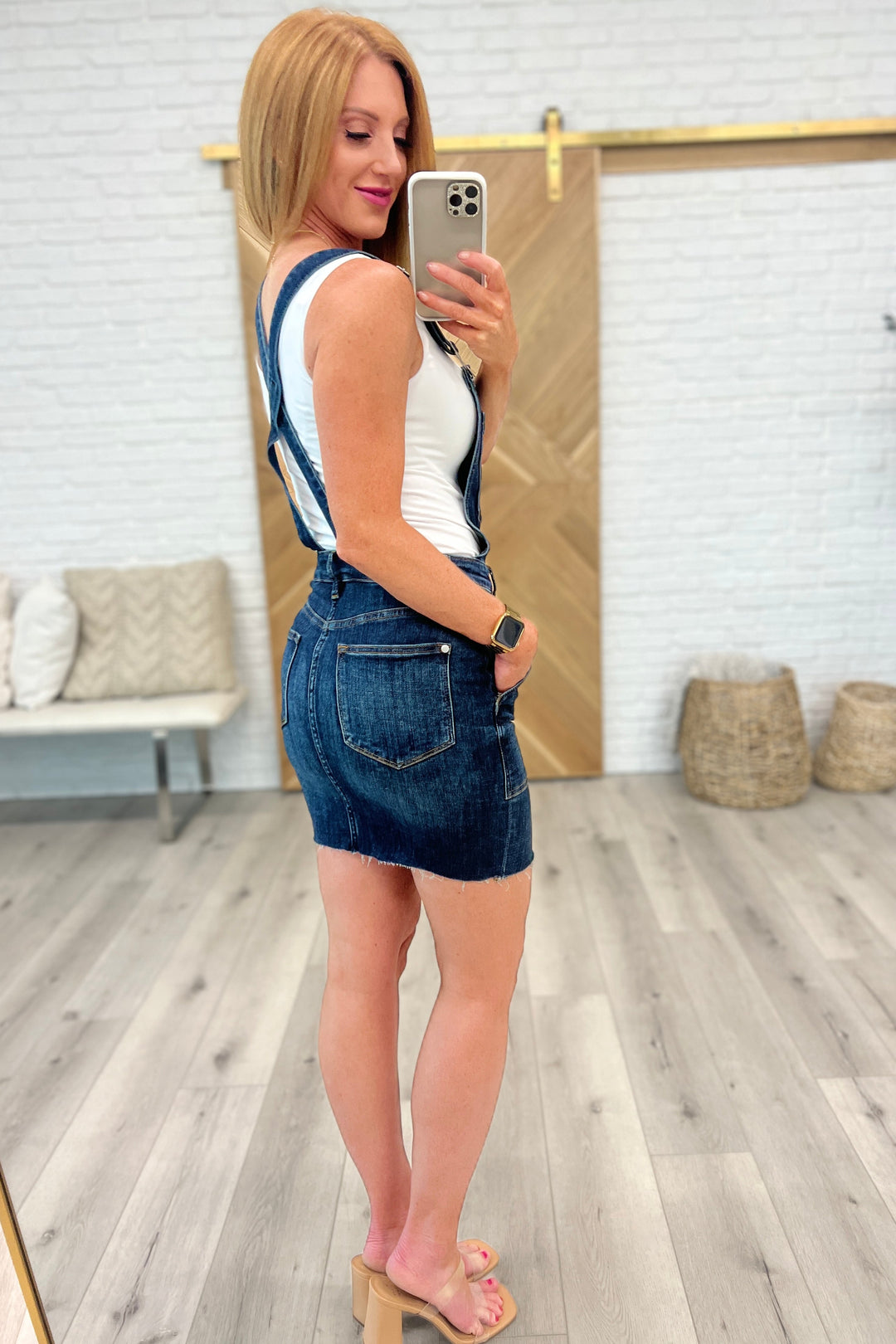 Agnes Denim Overall Dress By Judy Blue Orchard Way Agnes Denim Overall Dress By Judy Blue Orchard Way