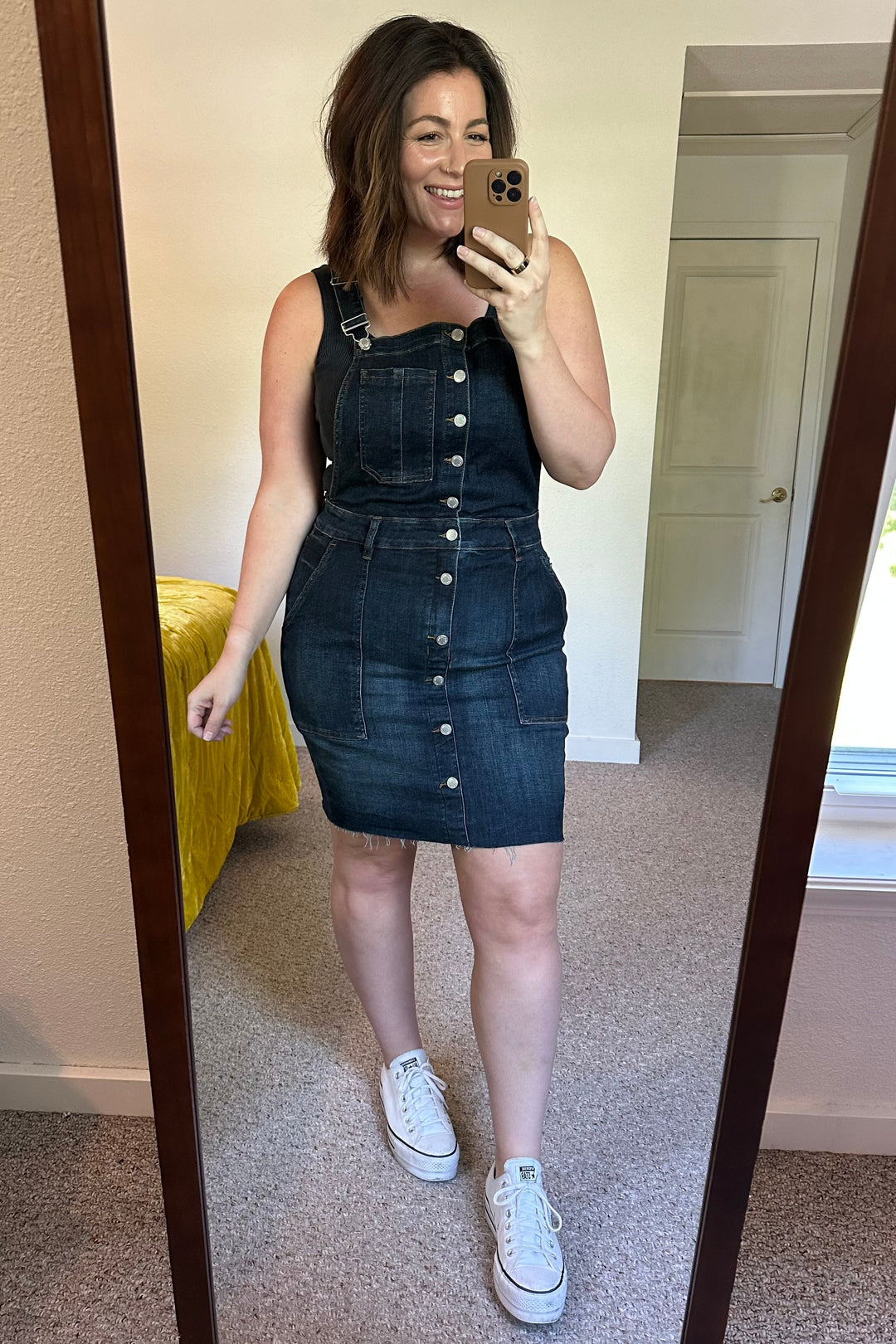 Agnes Denim Overall Dress By Judy Blue Orchard Way Agnes Denim Overall Dress By Judy Blue Orchard Way