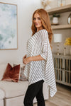 Meyers Striped High Low Boxy Top