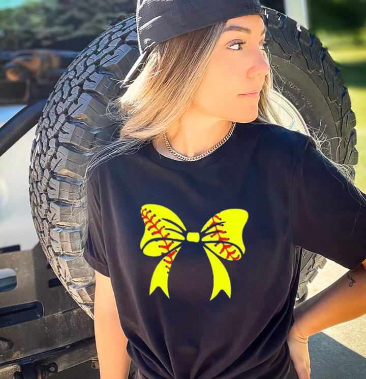 Wrapped in a Bow Sports Mama Tee